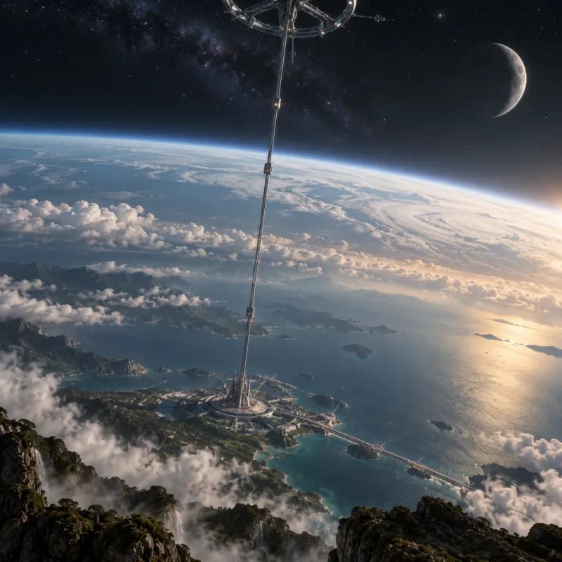 Concepto: Ascensor espacial